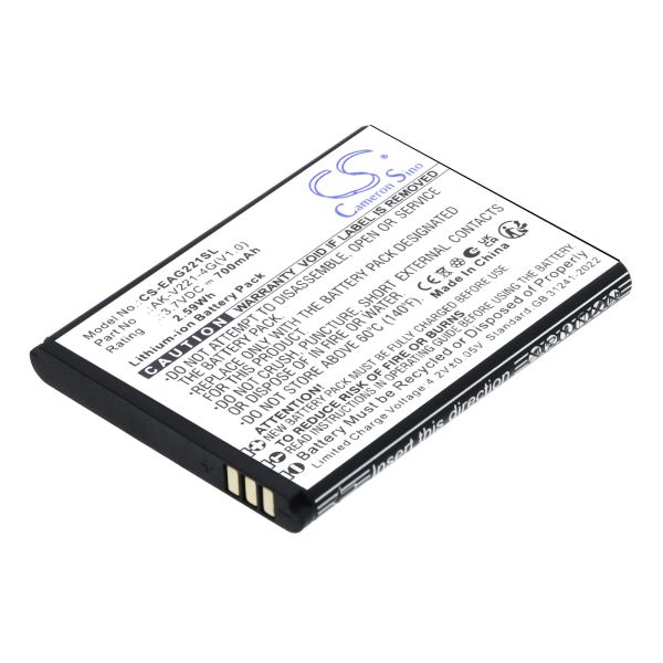 Akku ersetzt AK-V221-4G (V1.0) 700mAh 2.59Wh 50 x 40 x 5.2mm