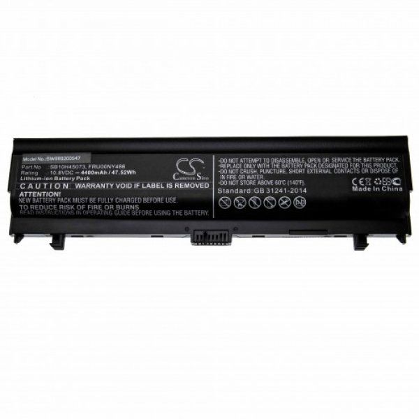 Akku ersetzt Lenovo 00NY486, 00NY488, 00NY489 4400mAh