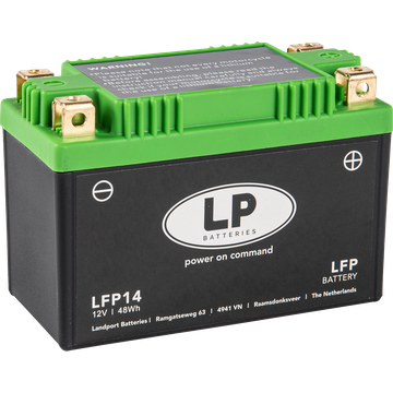 LP LFP14 LiFePo4 ersetzt YTZ10S, YT12B-BS, YTZ12S, YTZ14S, YB14L-A2 Batterie