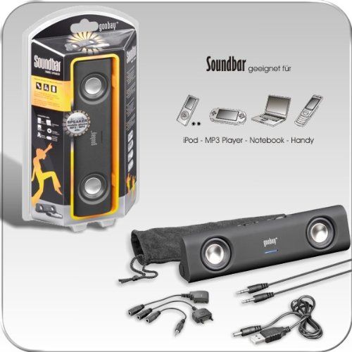Soundbar Lautsprecher 3W Schwarz