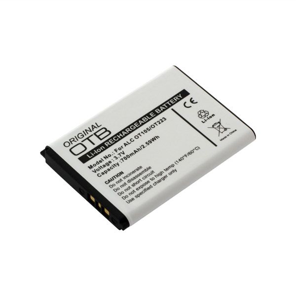 Akku ersetzt Alcatel CAB30M0000C1, CAB30U0000C1 700mAh