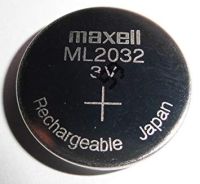 Maxell ML2032 3V 65mAh Li-Mn Batterie (Wiederaufladbar) Maxell ML2032 3V 65mAh Li-Mn Batterie (Wiederaufladbar)