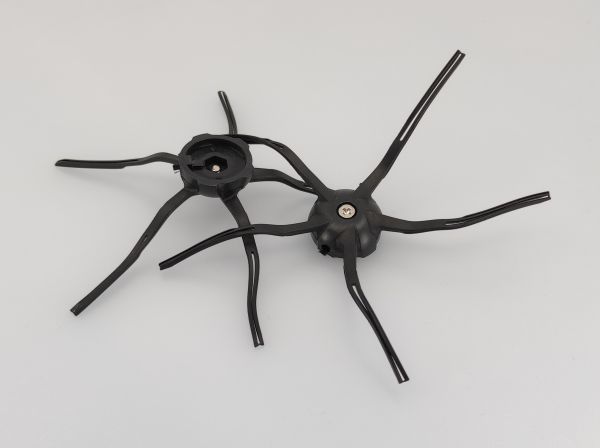 2x Roborock / Xiaomi 5 Arm Seitenbürste Schwarz