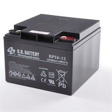 B.B. Battery BP26-12, 12V 26Ah AGM Bleiakku 175x166x123mm
