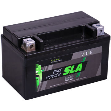 Intact SLA12-7A-BS Motorradbatterie 12V 6Ah ersetzt YTX7A-BS, CTX7A-BS, DIN 50615