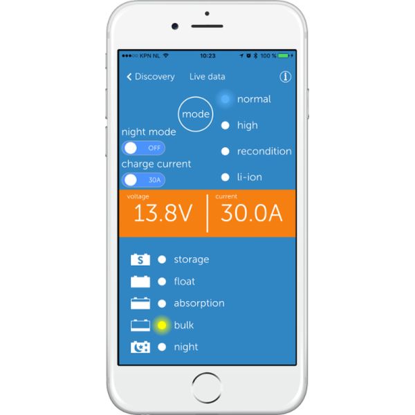 Victron Blue Smart IP67 Batterieladegerät Bluetooth 12/13 1 Ausgang