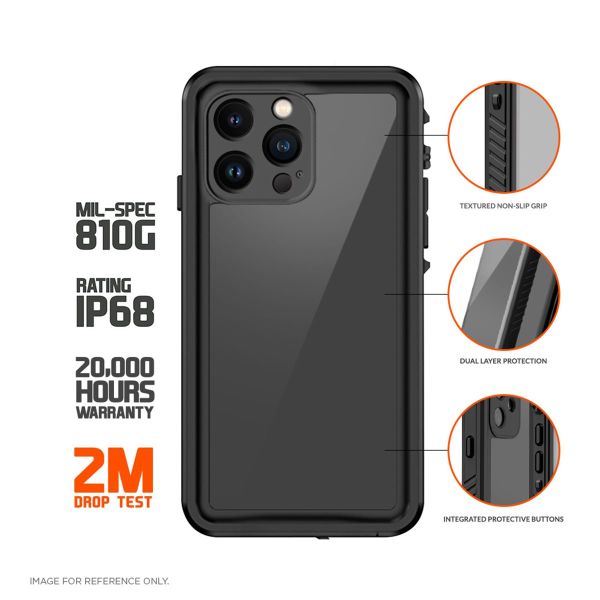 EIGER APPLE IPHONE 14 PRO MAX OUTDOOR-COVER AVALANCHE CASE BLACK