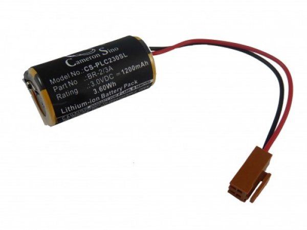 CNC Backup Batterie A06B-0168-D111, 44A724534-001, BR2/3A, 3V 1200mAh JAE-Stecke