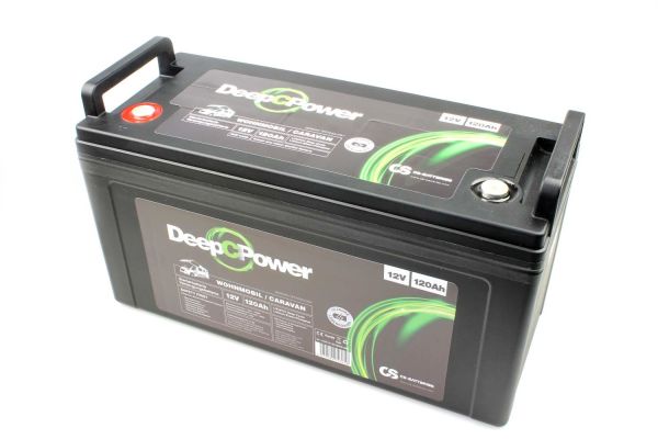 Abverkauf Deep C Power 12V 120Ah LiFePO4 Batterie für Wohnmobile
