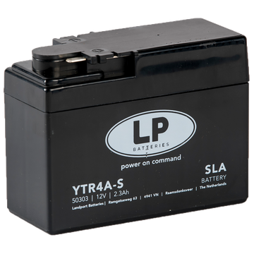LP YTR4A-S SLA Motorradbatterie DIN 50303 12V 2.3Ah