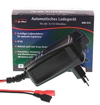 Profitec MW01A Ladegerät für Blei Akkus 6/12V 1000mAh