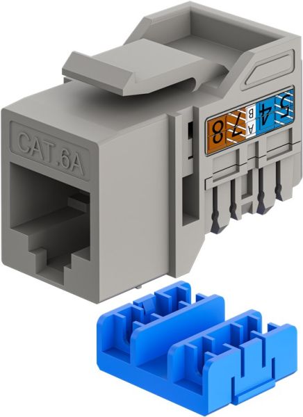 Keystone-Modul RJ45 CAT 6A, UTP, Slim & Short