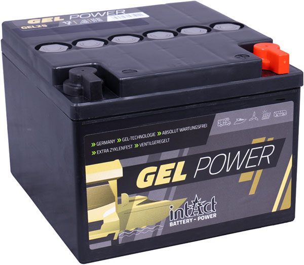 Intact GEL-25 12V 25Ah (c20) Gel-Power Antriebsbatterie