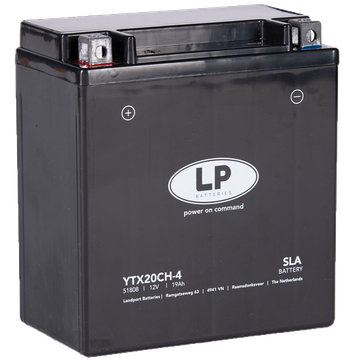 LP LTX20CH-4 SLA Motorradbatterie YTX20CH-BS, CTX20CH-BS, 51806, 82002 12V 19Ah