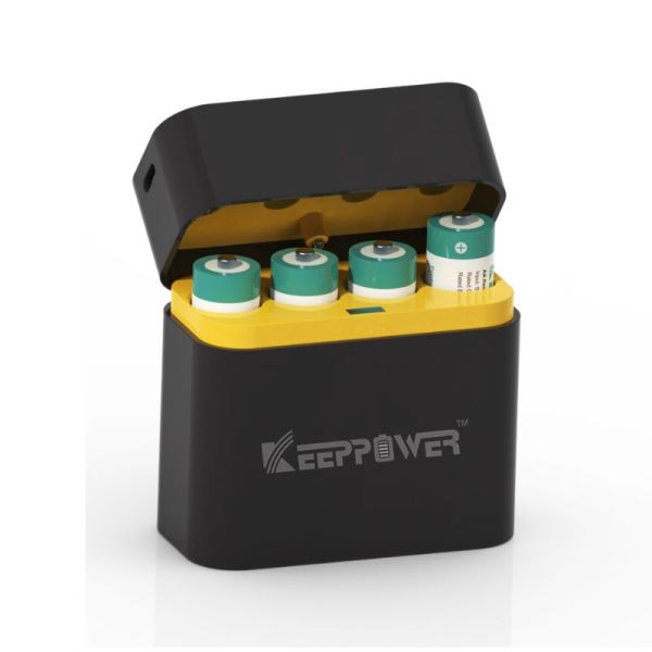 Keeppower I4 Ladegerät mit 4× 1.5V 3133mAh AA Li-Ion Akkus
