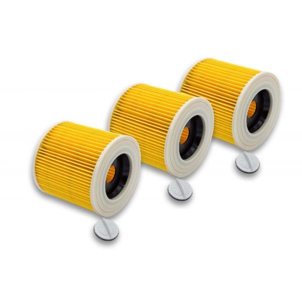 3 x Staubsauger Filter ersetzt 6.414-552.0 passend für Kärcher 4001, WD 2, WD 3