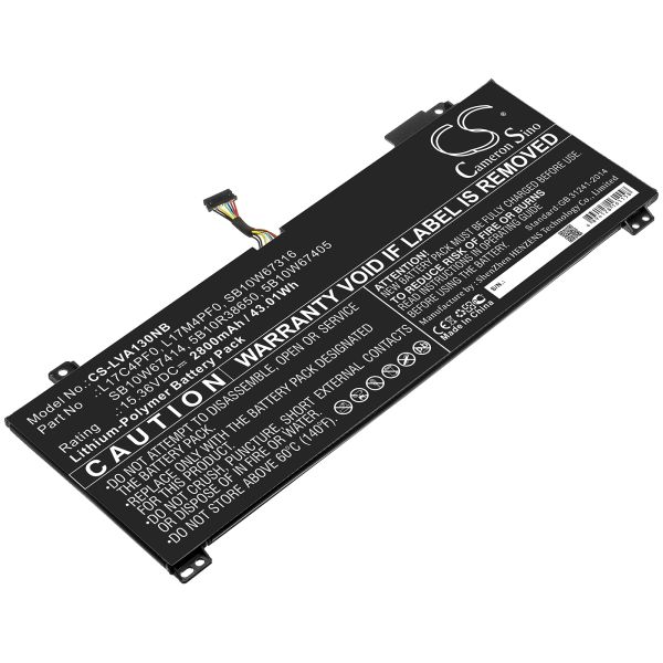 Akku ersetzt Lenovo L17C4PF0, L17M4PF0 passend für SB10W67316, 5B10R38650