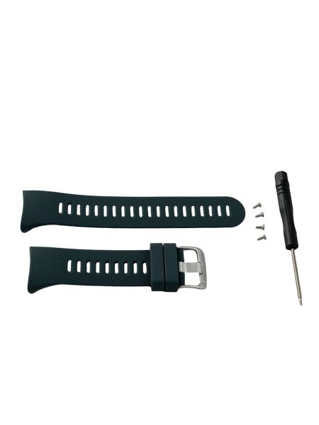Silikon-Armband für Garmin Forerunner 45S grün 18mm breit
