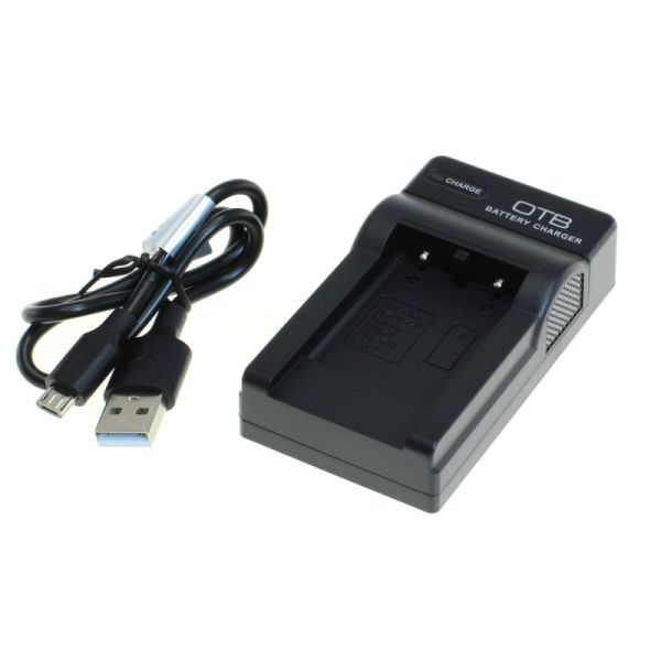 USB Akkuladestation für Olympus LI-40B Akkus