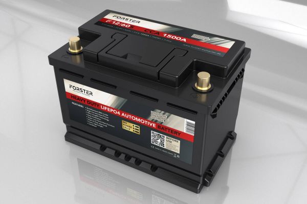 StartPower 12.8V 60Ah 1500A Auto Starterbatterie, 278x174x190mm