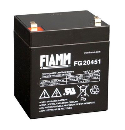 Fiamm FG20451 Blei-Gel Akku 12V 4,5Ah