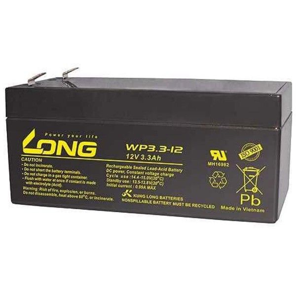 KungLong WP3.3-12 12V 3.3Ah wie Panasonic LC-R123R4PG