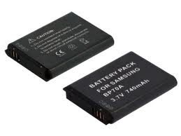 Akku ersetzt Samsung BP-70A, EA-BP-70A 700mAh