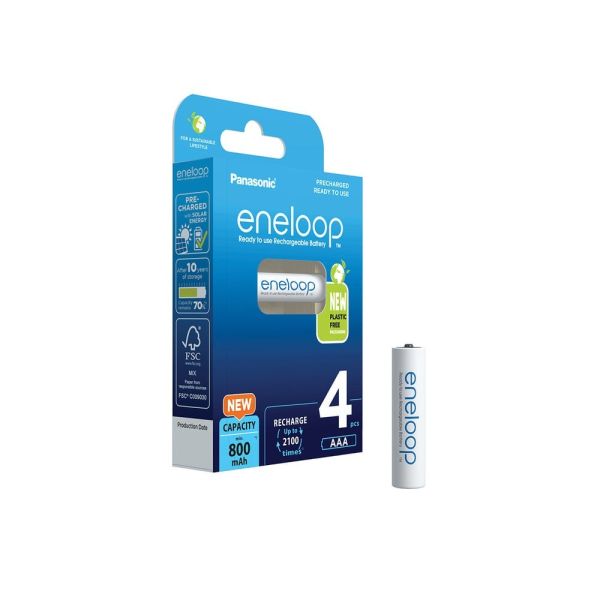 Panasonic eneloop BK-4MCDE/4BE, AAA, Micro Akkus 4er Pack
