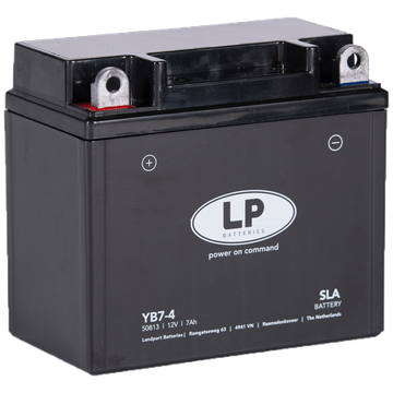 LP YB7-4 SLA Motorradbatterie 12N5.5-4B, DIN 50613 12V 7Ah