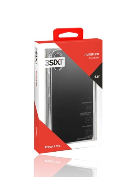 3SIXT Case kompatibel zu Apple iPhone XS Max Transparent