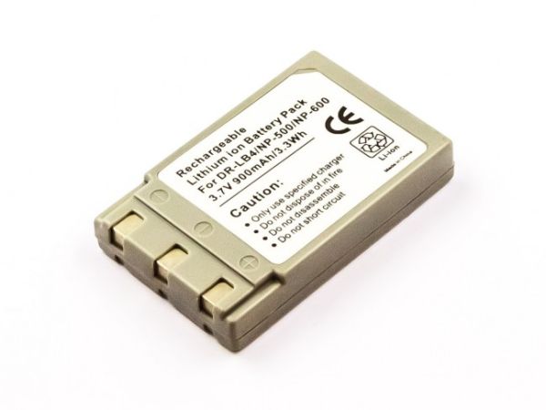 Akku ersetzt Konica DR-LB4, NP-500, NP-600 850mAh