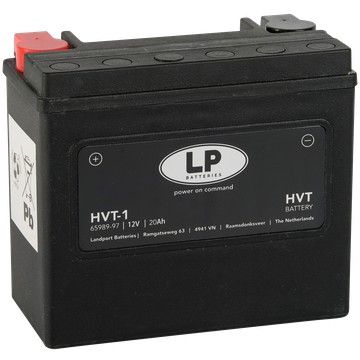 LP HVT-1 SLA Motorradbatterie ersetzt 65989-97A, 65989-97B, 65989-97C 12V 20A