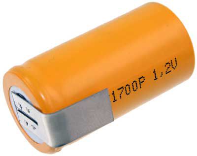 Industrie Akkus BYD SC1700, Ni-CD 1700mAh mit Z-Lötfahne