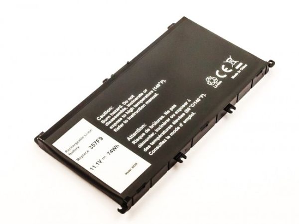 Akku ersetzt Dell 071JF4, 0GFJ6, 357F9 passend für Inspiron 15 759, 1567 6670mAh