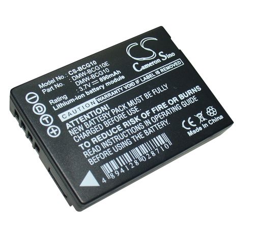 Akku ersetzt Panasonic DMW-BCG10E, DMW-BCG10PP 890mAh