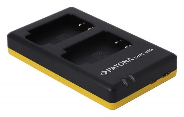 Dual USB-C Akkuladestation für Sony NP-BX1 Akkus
