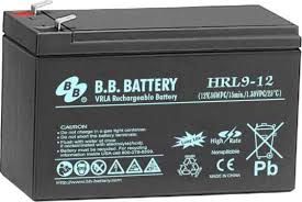 B.B. Battery HRL9-12 12V 9Ah (Hochstrom, Long life)