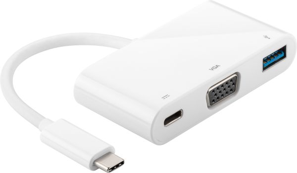 USB-C Multiport VGA Adapter für MacBook, Chromeboo