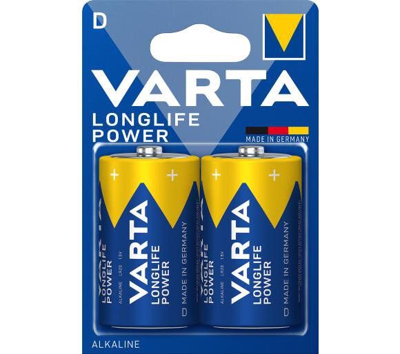 Varta 4920 Longlife Power, D, Mono, Batterien 2er Pack