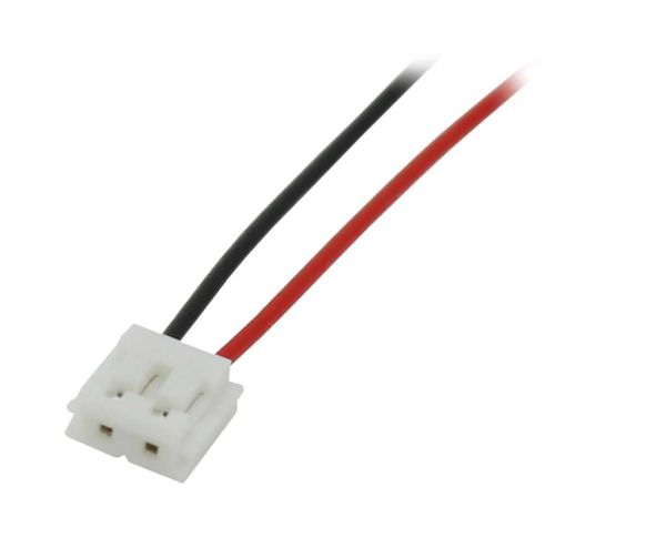 Notleuchtenakku 4.8V, 500mAh, Ni-MH, L1x4 Lady mit 100mm Kabel und Stecker