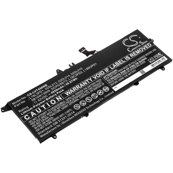 Akku ersetzt Lenovo L18C3PD2, SB10K97651 passend für ThinkPad T490s, T495s