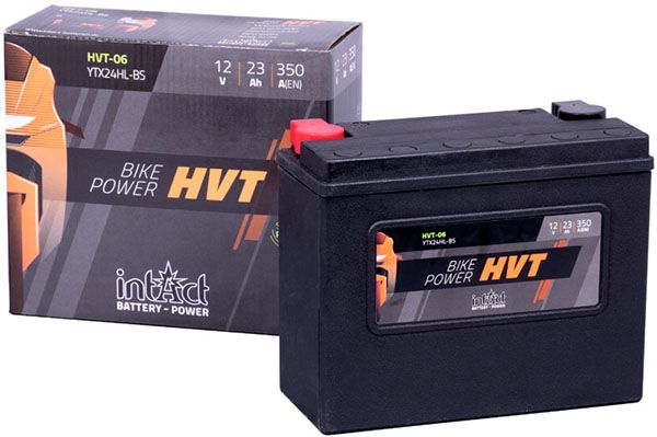 Intact HVT-06 Bike Power ersetzt HVT-6, HVT06, HVT6 YTX24HL-BS 12V 22Ah