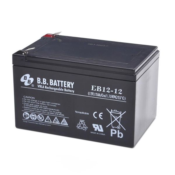 B.B. Battery BP12-12 ersetzt 6FM10, WP12-12, FG21202, GP12120F2 12V 12Ah