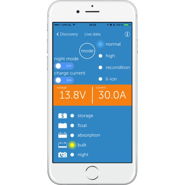 Victron Blue Smart IP67 Batterieladegerät Bluetooth 12/25 (1+Si) CEE