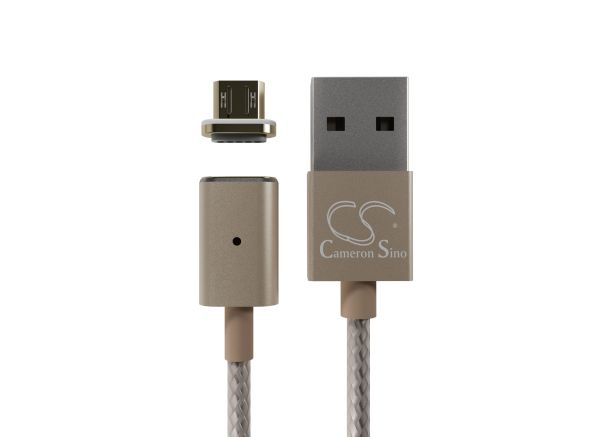 Magnet micro USB Kabel 1.2m in Gold