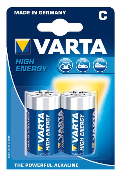 Varta Longlife Power 4914, LR14, C Batterien 2er Pack