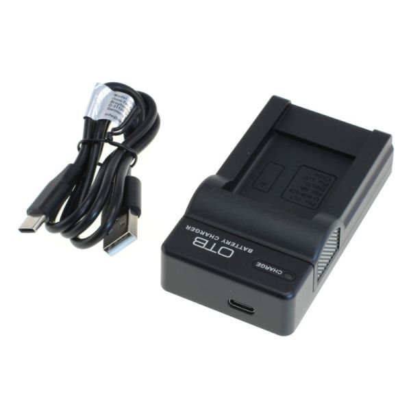 USB Ladegerät passend für Olympus Li-40, Li-40B