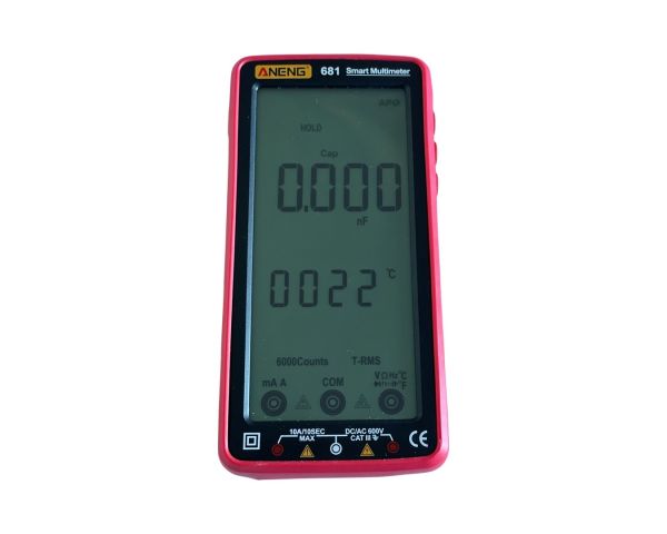 LCD-Digitalmultimeter Smart, AC/DC-Spannungsmesser, Touch-Screen-Stromtester