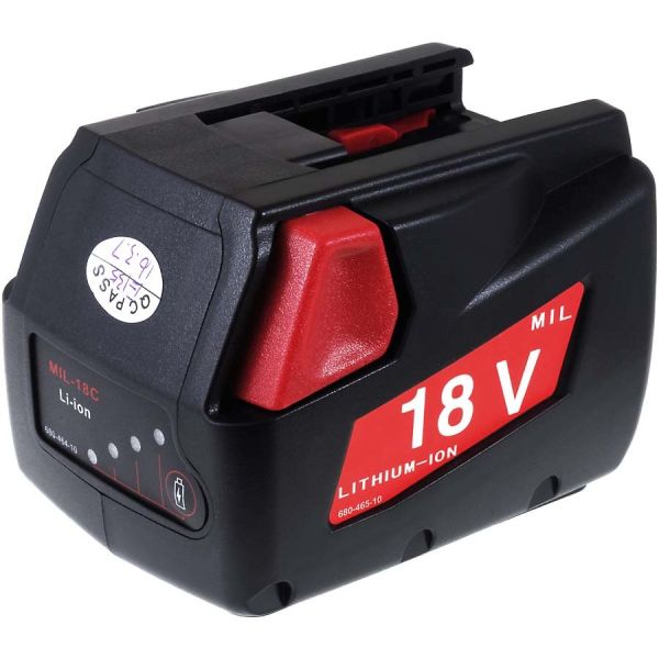 Akku ersetzt Milwaukee V18, Typ 48-11-2050, 18V 4000mAh
