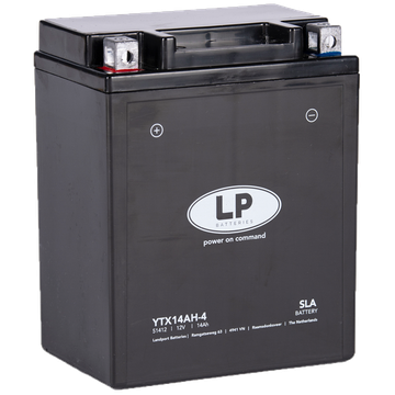 LP YTX14AH-4 SLA Motorradbatterie CB14-A2, 51412, 81401, GEL12-14-A2 12V 14Ah